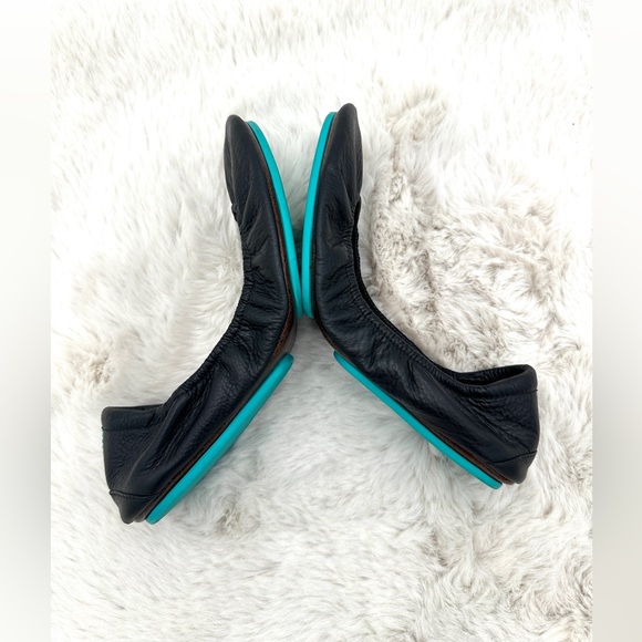 Tieks By Gavrieli‎ Foldable Ballerina Ballet Flats Black leather size 9 black - Picture 4 of 10